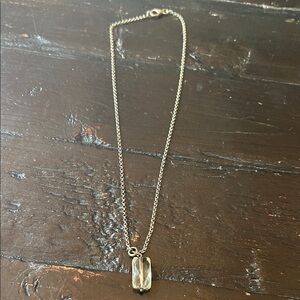 Vintage Silver Geometric Necklace